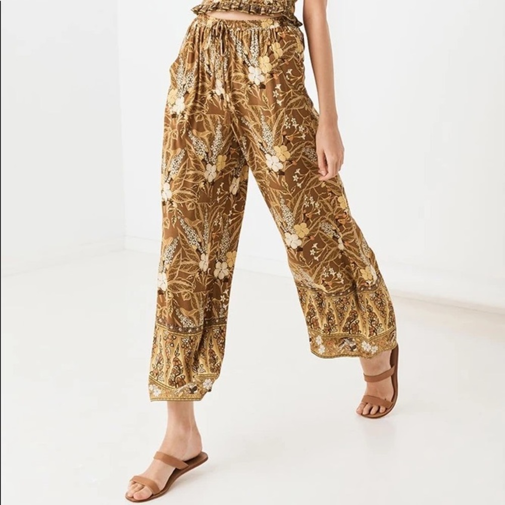 Spell Bianca Wide Leg Pants in Earth - Picture 7 of 16
